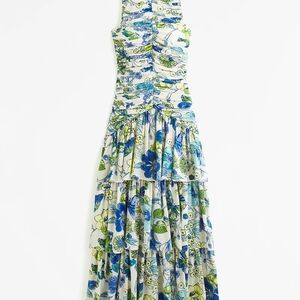 Floral Sleeveless Maxi Dress
